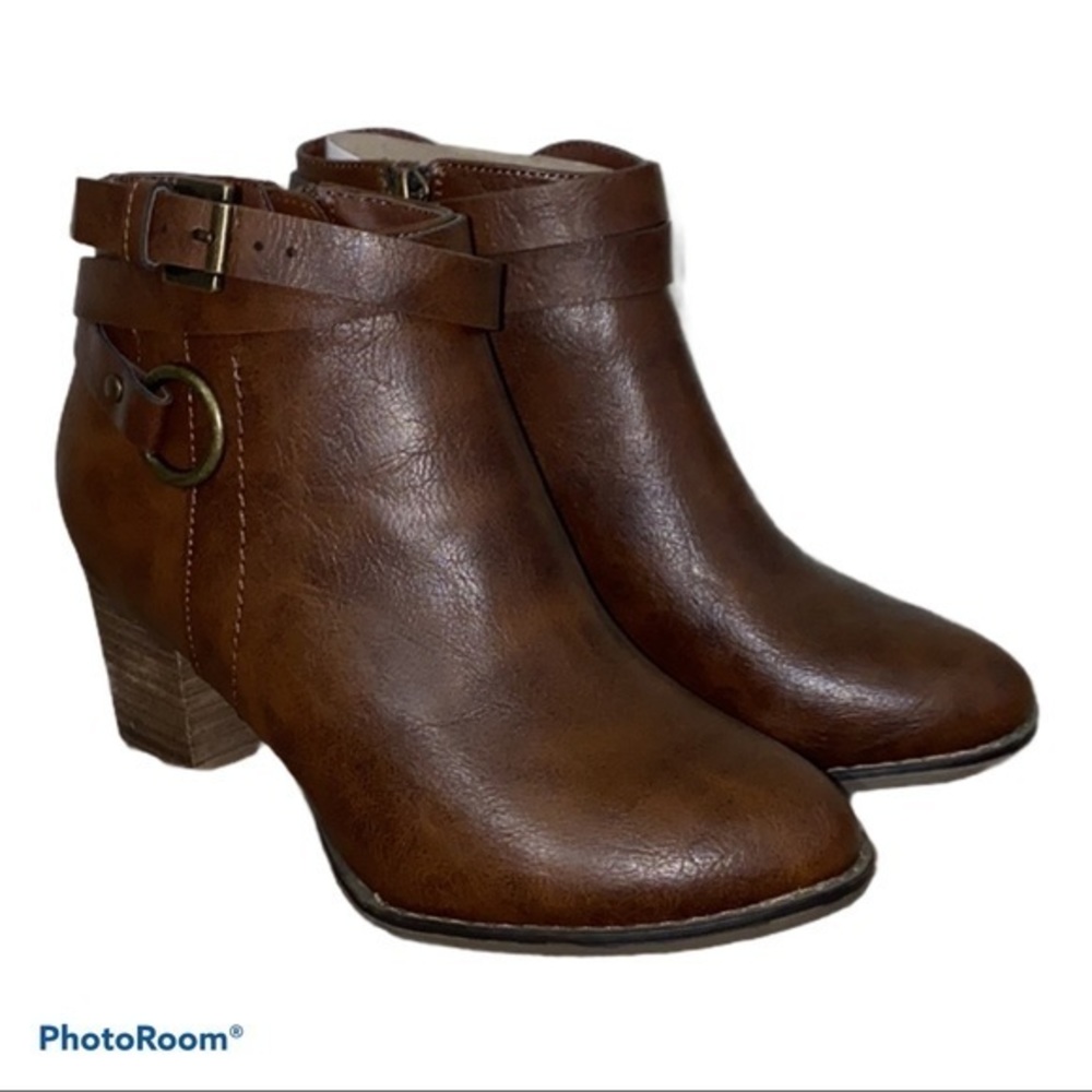 Michael by Michael‎ Shannon Blair brown heeled booties women’s size 6